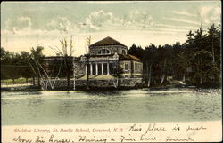 Sheldon Library - St. Paul School Postcard