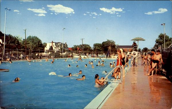 Patchogue's Municipal Swimming Pool, Patchogue Long Island New York