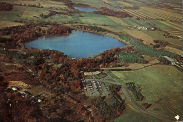 Bird's Eye View Of The Kellog Bird Sanctuary Augusta Michigan
