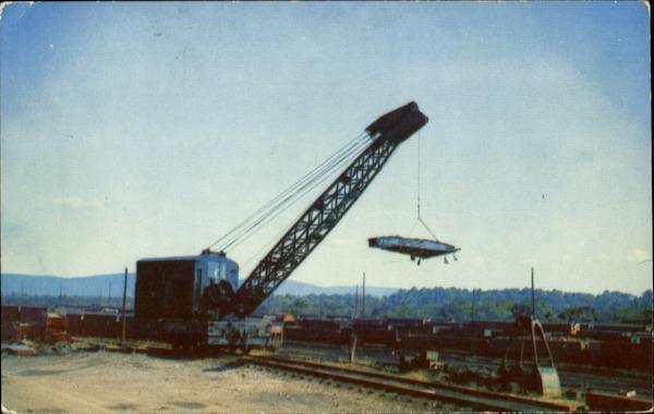 Railway Crane Repowered By A GM Diesel Engine
