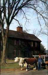 Sheldon Hawks House Deerfield, MA Postcard Postcard