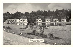 Sleepytown Guest Resort Wells, ME Postcard Postcard