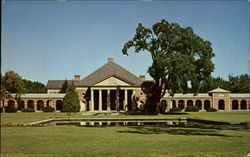 Administration Building And Reflection Pool Postcard