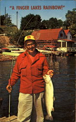 A Finger Lakes Rainbow New York Postcard Postcard