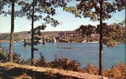 The Poughkeepsie Bridge New York Postcard Postcard