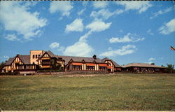 The Lodge And Restaurant, Howe Caveerns Postcard