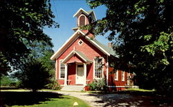 School House Postcard