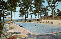 Salt Water Swimming Pool Postcard