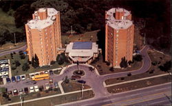 The Twin Towers Senior Housing Complex Inkster, MI Postcard Postcard