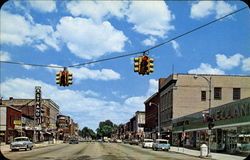 Downtown Sturgis, MI Postcard Postcard