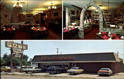 Pat's Restaurant, 9836 East Grand River Postcard