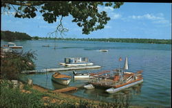 The Pontoon Boat Michigan Boats, Ships Postcard Postcard