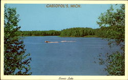 Scenic Lake Cassopolis, MI Postcard Postcard