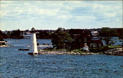 Rock Island Light Postcard