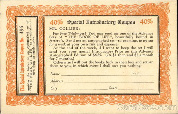 Special Introductory Coupon Advertising
