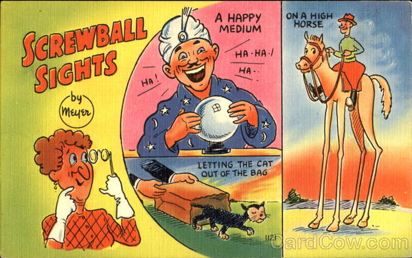 Screwball Sights Meyer Comic, Funny
