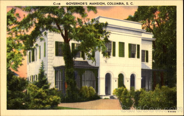 Governor's Mansion Columbia South Carolina
