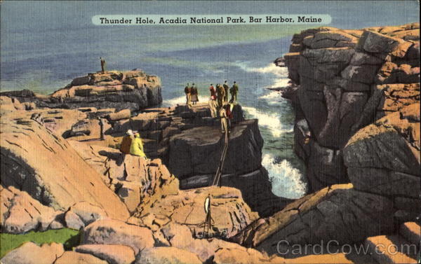 Thunder Hole, Acadia National Park Bar Harbor Maine