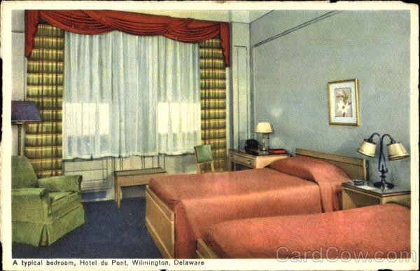 A Typical Bedroom Hotel Du Pont Wilmington Delaware