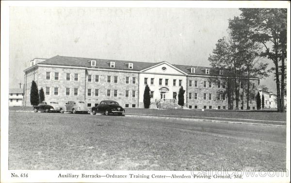 Auxiliary Barracks Aberdeen Proving Ground Maryland