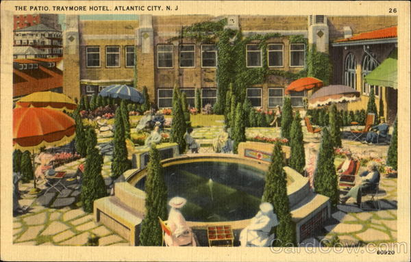 The Patio Traymore Hotel Atlantic City New Jersey