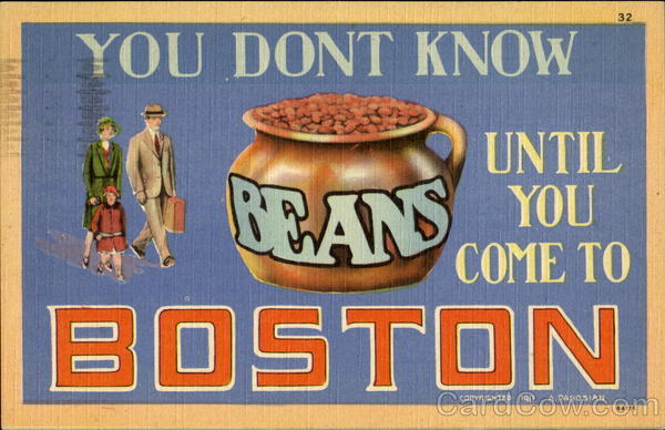 You Don't Know Until You Come To Boston Massachusetts