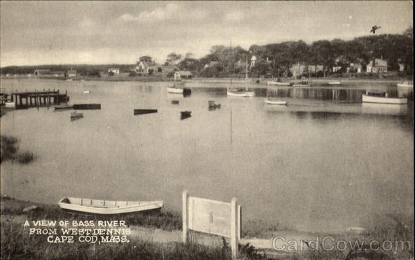 A View Of Bass River, West Dennis Cape Cod Massachusetts