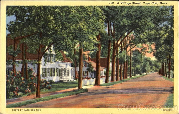 A Village Street Cape Cod Massachusetts