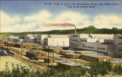 View Of One Of The Processing Areas Oak Ridge, TN Postcard Postcard