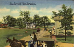 Greenfield Village Stagecoach, Greenfield Village Postcard