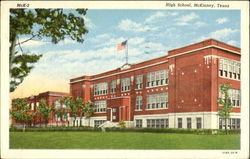 High School McKinney, TX Postcard Postcard