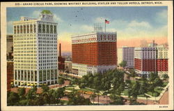 Grand Circus Park Postcard