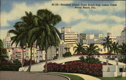 Beautiful Ocean Front Hotels From Indian Creek Postcard