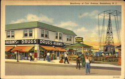 Beachway At Carr Avenue Postcard