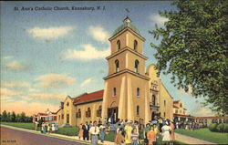 St. Ann's Catholic Church Keansburg, NJ Postcard Postcard