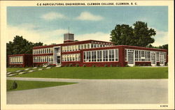 Agricultural Engineering, Clemson College Postcard