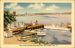 View Of Fort Trumbull Coast Guard Base New London, CT Postcard Postcard