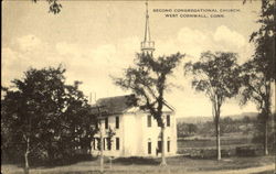 Second Congregational Church West Cornwall, CT Postcard Postcard
