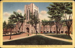 View Of Payne Whitney Gymnasium, Yale University New Haven, CT Postcard Postcard