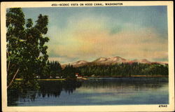 Scenic Vista On Hood Canal Washington Postcard Postcard