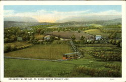 Delaware Water Gap Scenic, PA Postcard Postcard