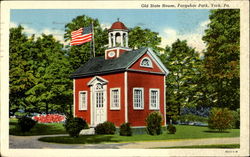 Old State House, Farquhar Park York, PA Postcard Postcard