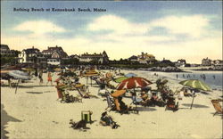 Bathing Beach Kennebunkport, ME Postcard Postcard