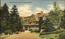 Old Fort Inn Kennebunkport, ME Postcard Postcard