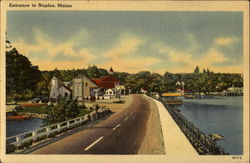 Entrance To Naples Postcard