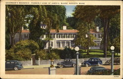 Governor's Residence Augusta, ME Postcard Postcard