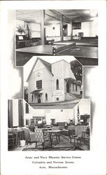 Army And Navy Masonic Service Center, Coloumbia and Newton Streets Postcard