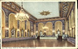 Gold Ball Room Hotel Du Pont Postcard