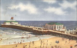Heinz Ocean Pier Atlantic City, NJ Postcard Postcard