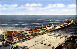 The World Famous Steel Pier Postcard